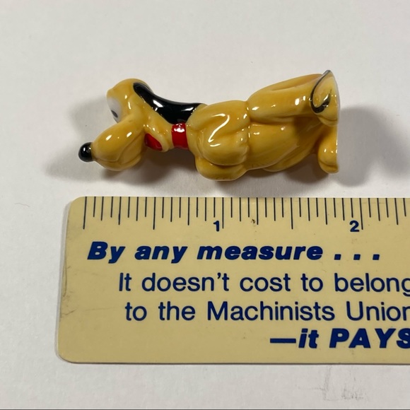 Bone China Disney Figurine Set Mickey & Minnie Mouse & Pluto - Picture 8 of 8